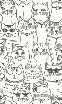 Adventure Awaits Colour-me Cats Black/White 14070