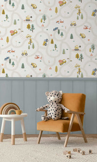 Adventure Awaits Roundabout Road Cream/Multi 14080