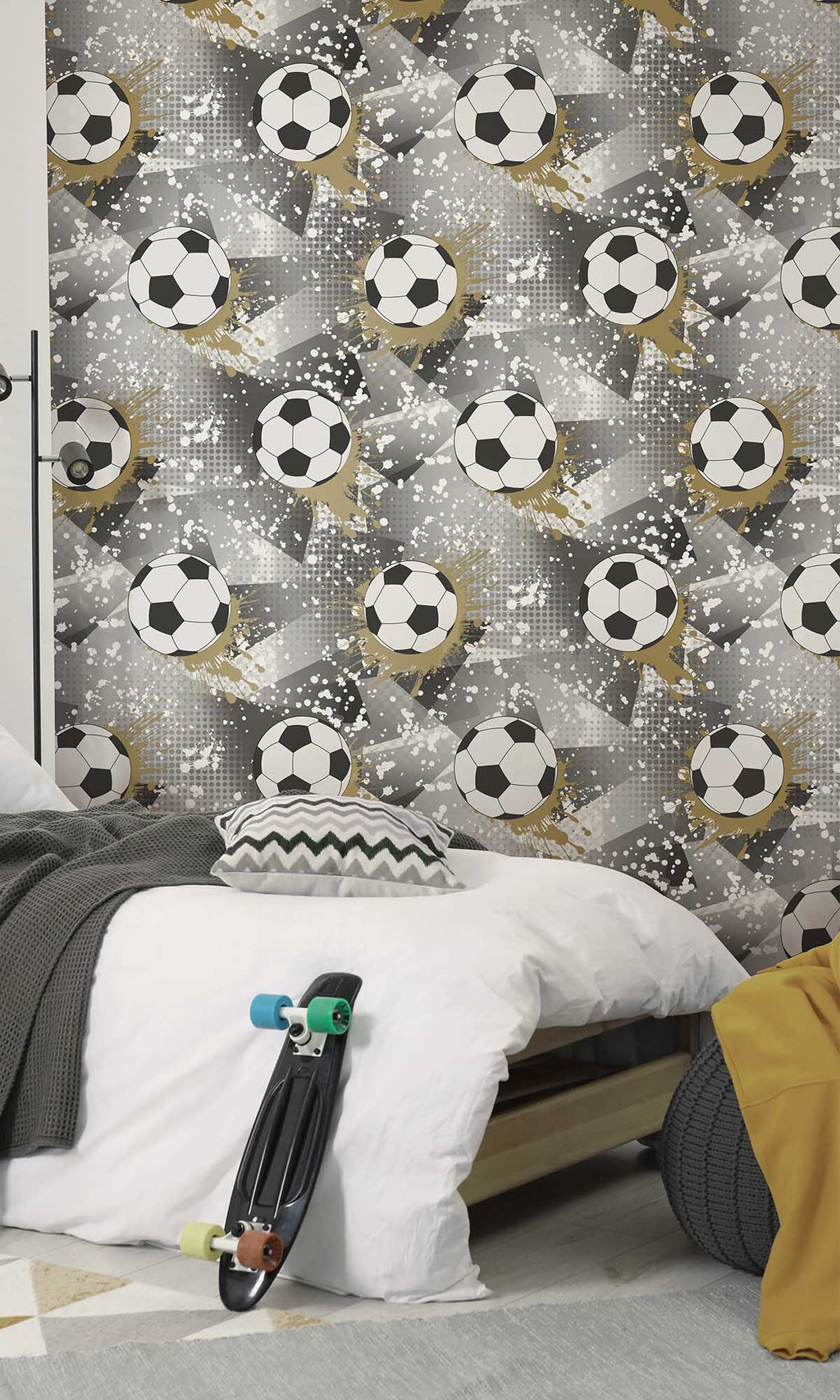 Adventure Awaits Football Frenzy Black/Gold 14090