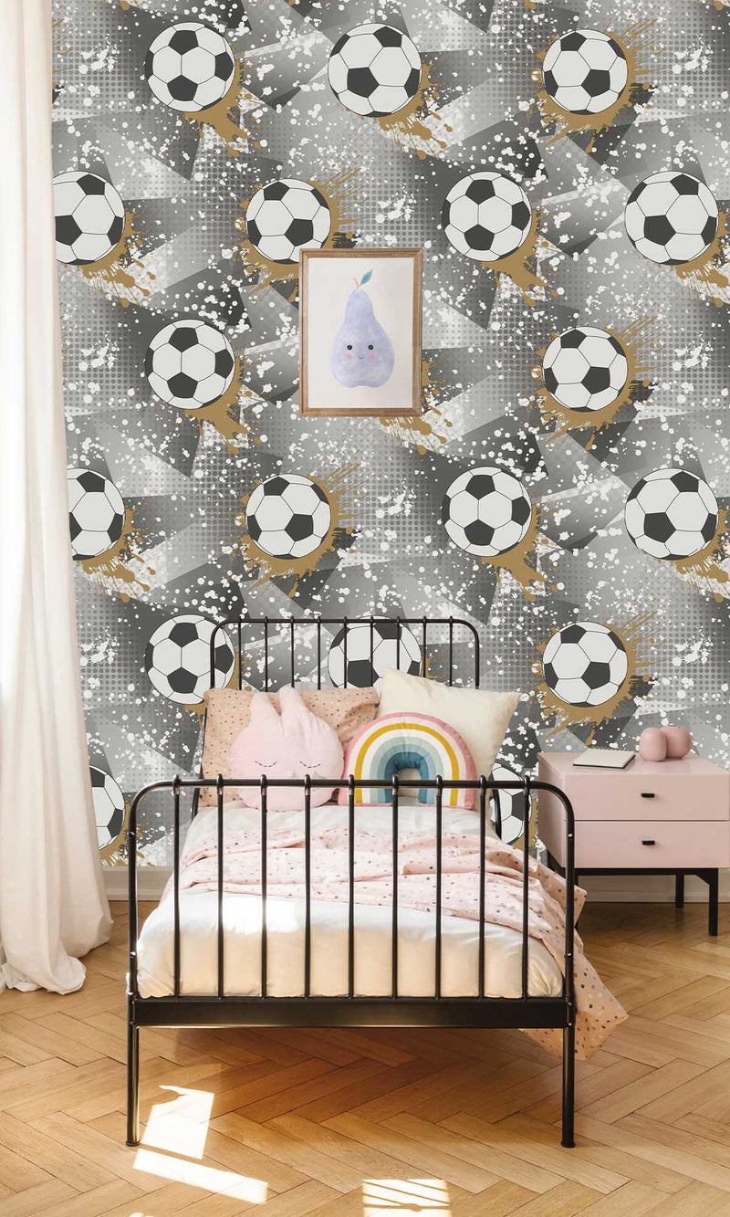 Adventure Awaits Football Frenzy Black/Gold 14090