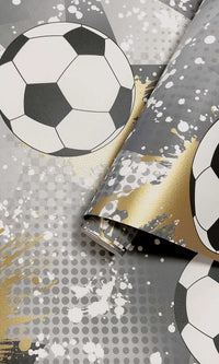 Adventure Awaits Football Frenzy Black/Gold 14090