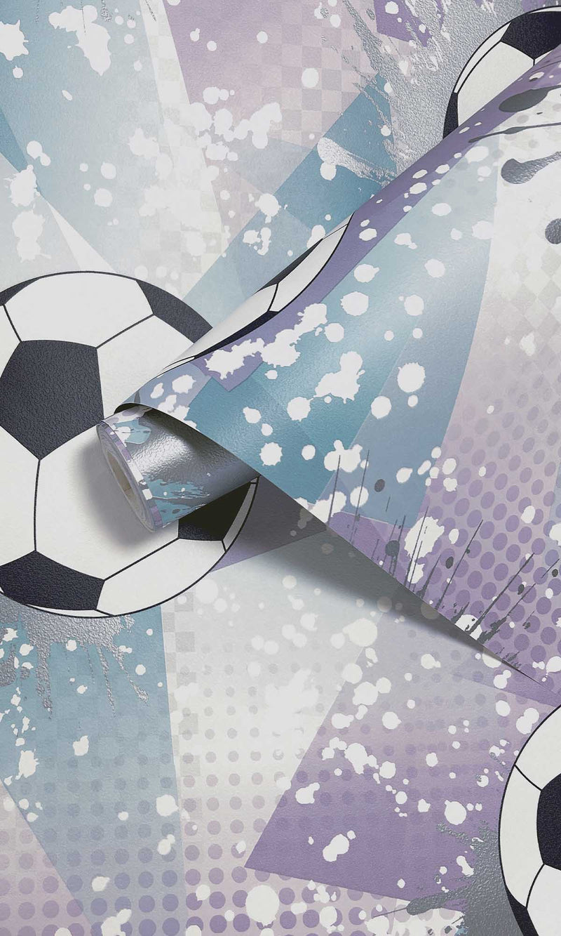 Adventure Awaits Football Frenzy Lilac/Silver 14091