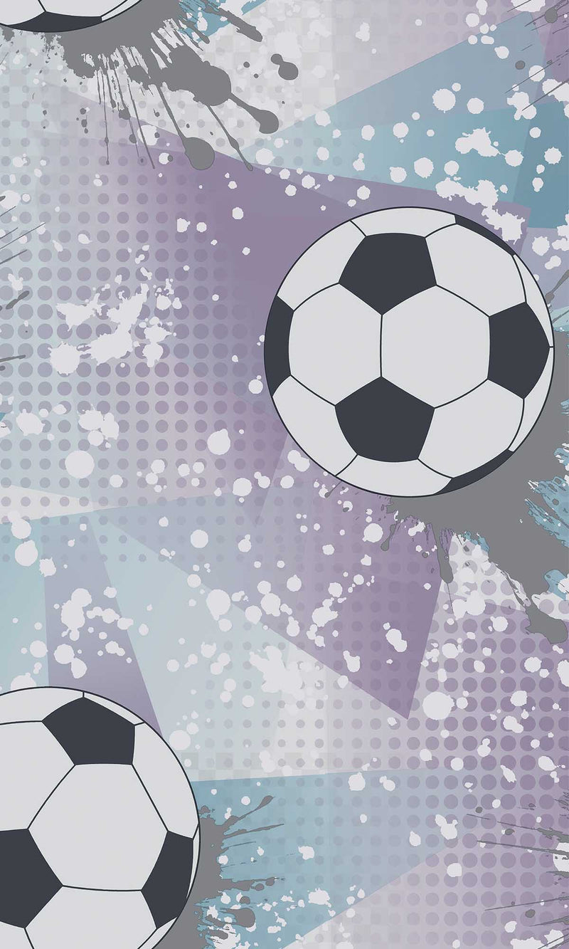 Adventure Awaits Football Frenzy Lilac/Silver 14091