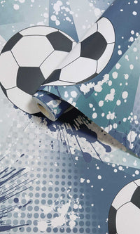 Adventure Awaits Football Frenzy Navy/Teal 14093