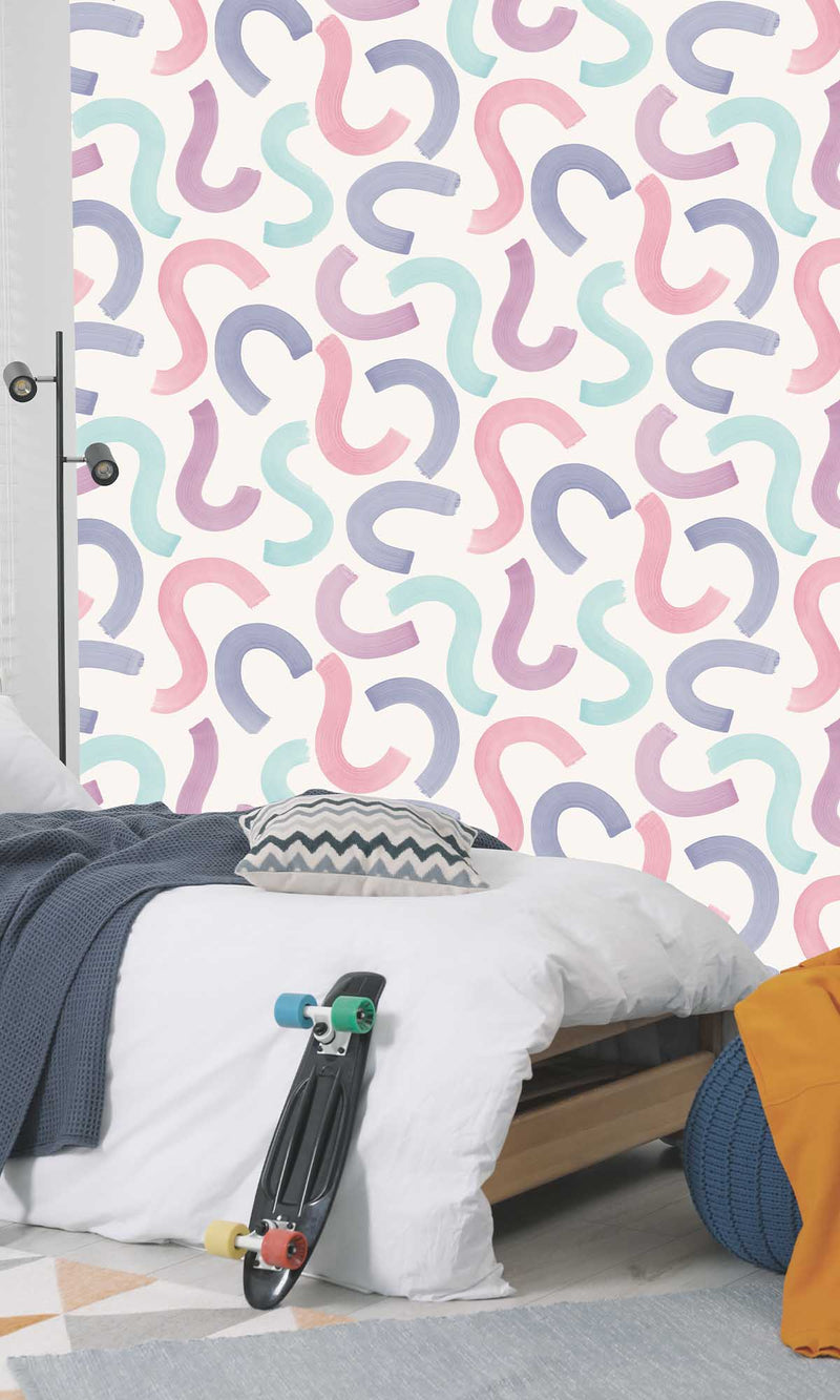 Adventure Awaits Curly Confetti Aqua/Lilac/Pink 14110