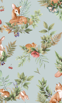 Adventure Awaits Forest Friends Duck Egg Blue 14120