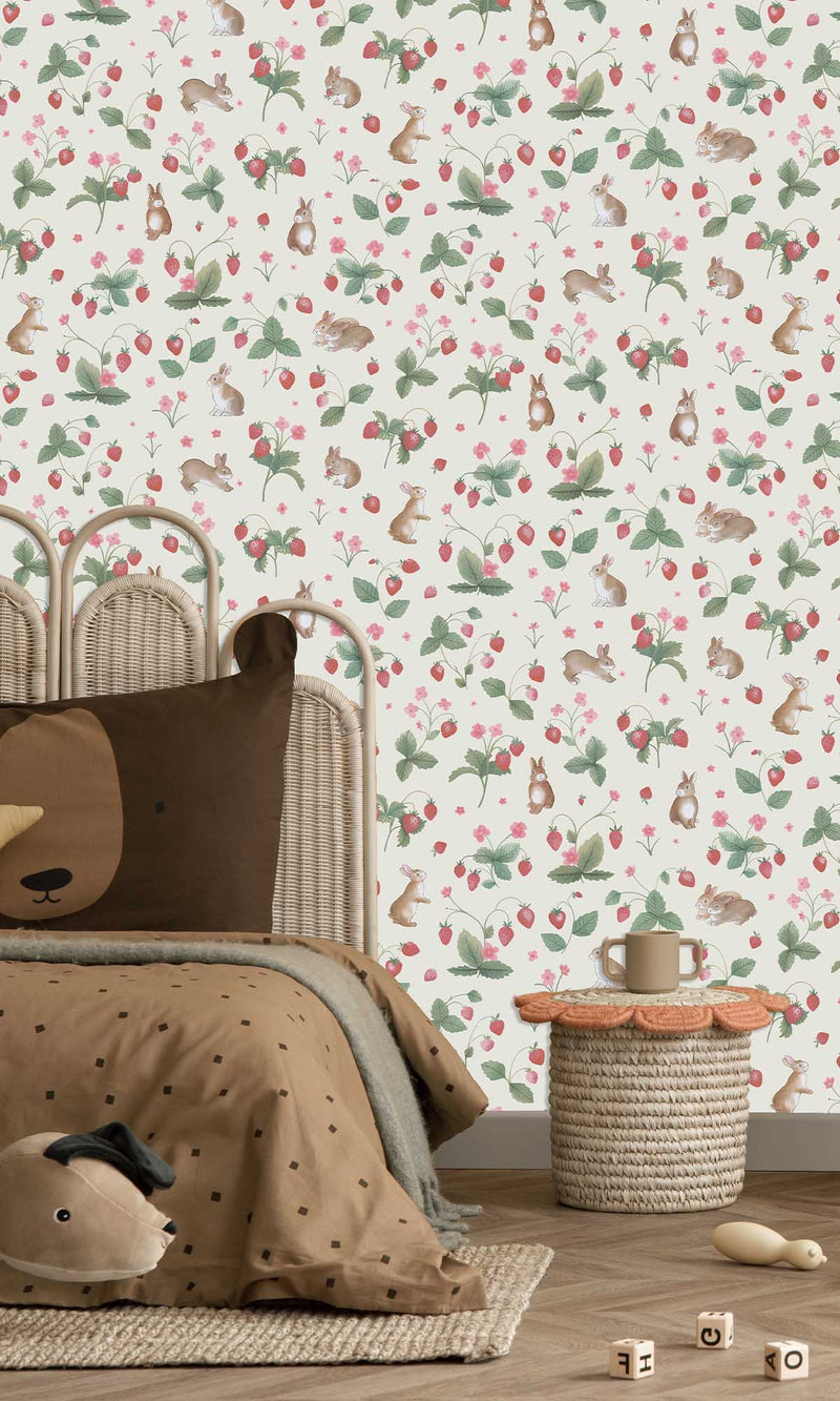 Adventure Awaits Bunnies & Berries Cream/Multi 14140