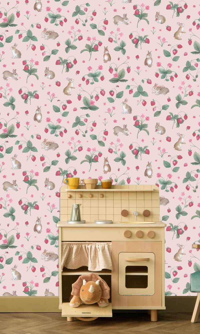 Adventure Awaits Bunnies & Berries Pink 14141