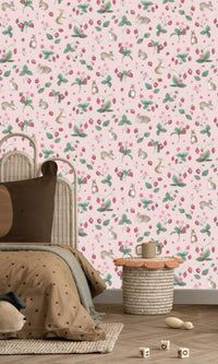 Adventure Awaits Bunnies & Berries Pink 14141