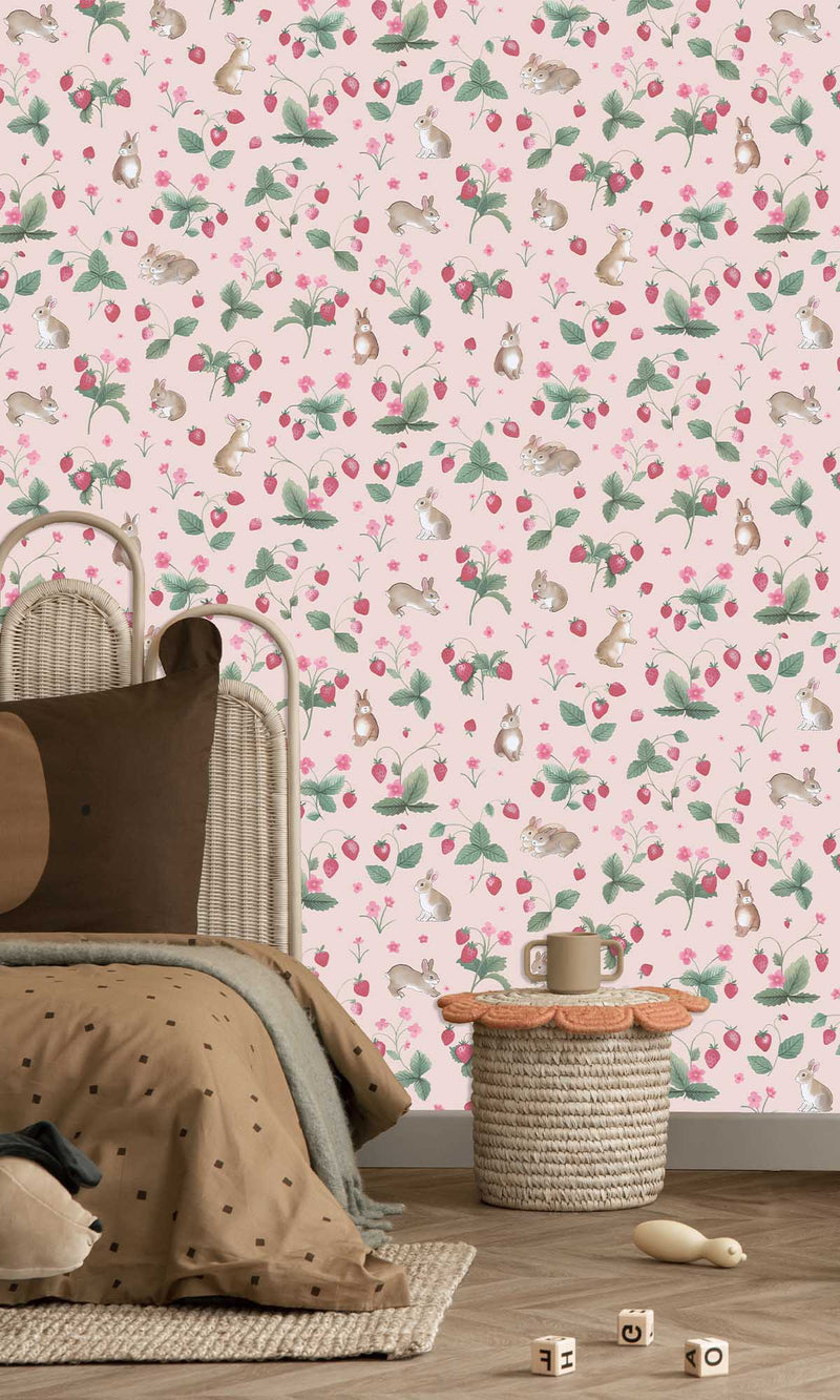 Adventure Awaits Bunnies & Berries Pink 14141