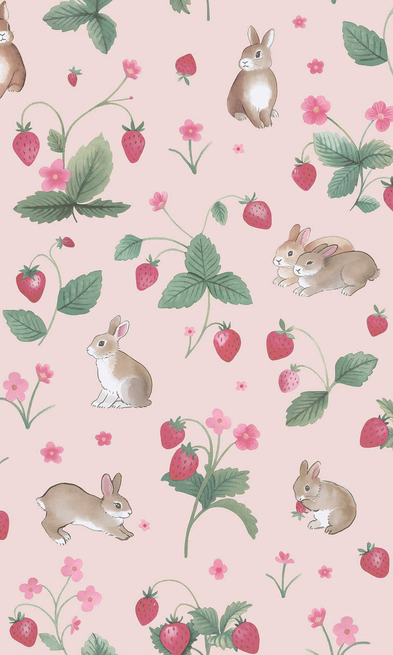 Adventure Awaits Bunnies & Berries Pink 14141