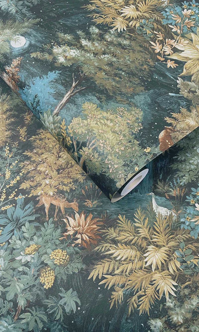 Imaginarium 3 Midnight Woods Teal/Yellow 14150