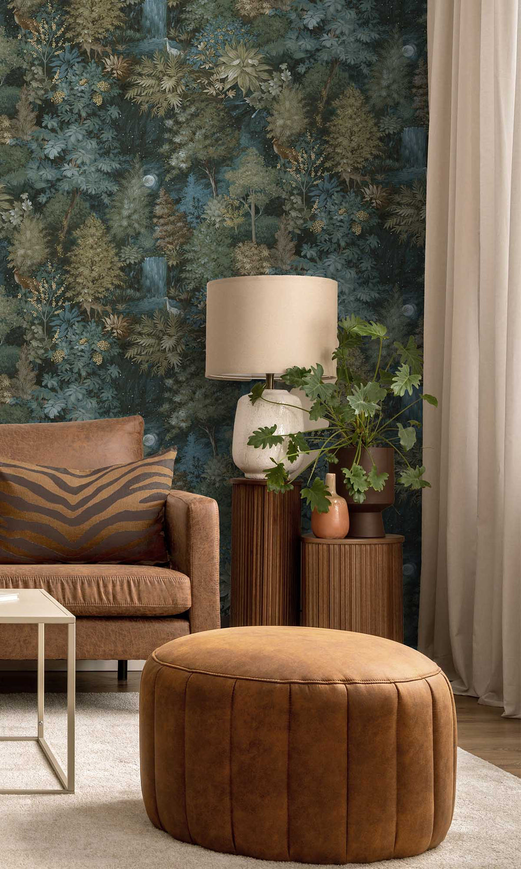 Imaginarium 3 Midnight Woods Teal/Yellow 14150