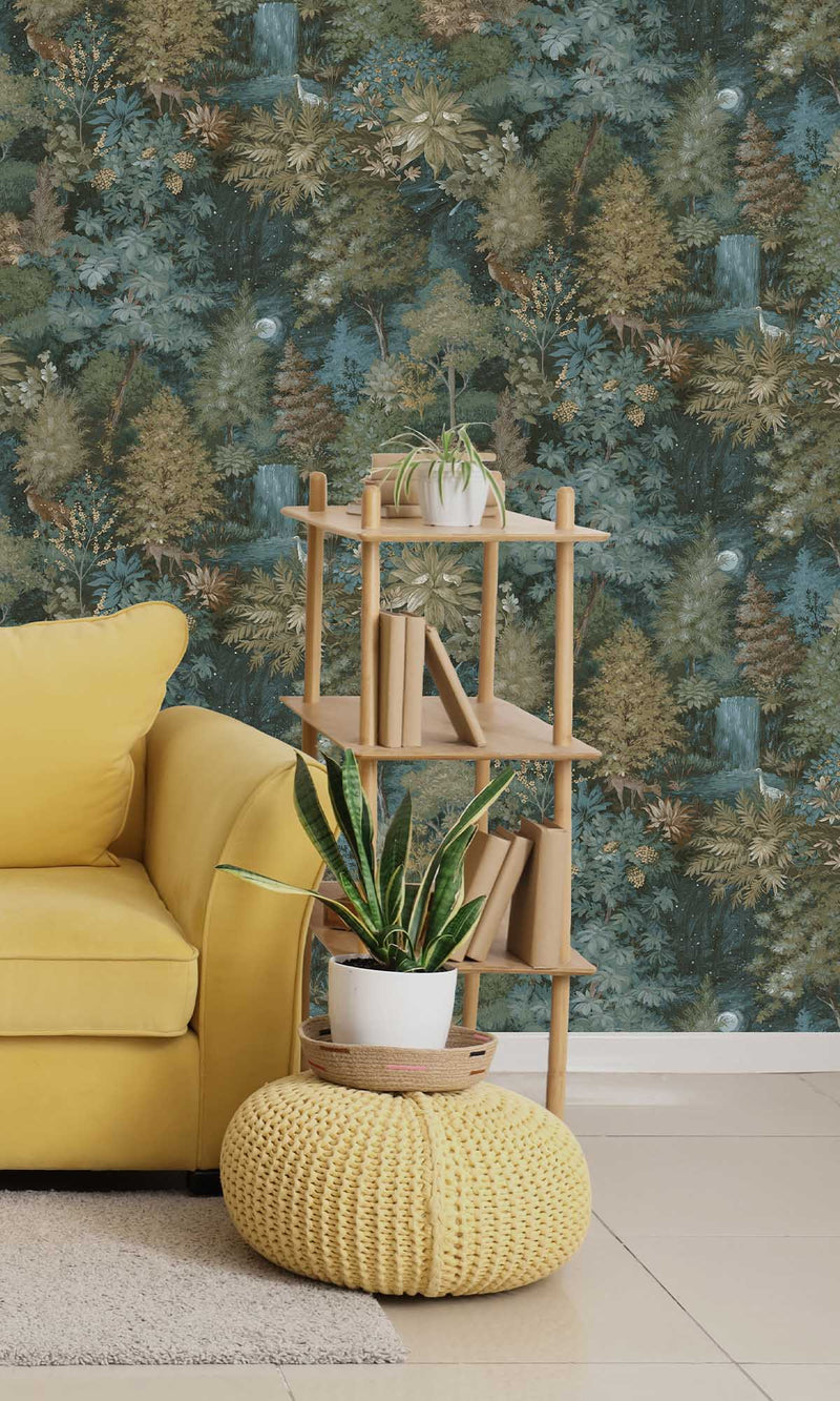 Imaginarium 3 Midnight Woods Teal/Yellow 14150