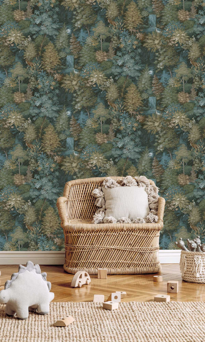 Imaginarium 3 Midnight Woods Teal/Yellow 14150