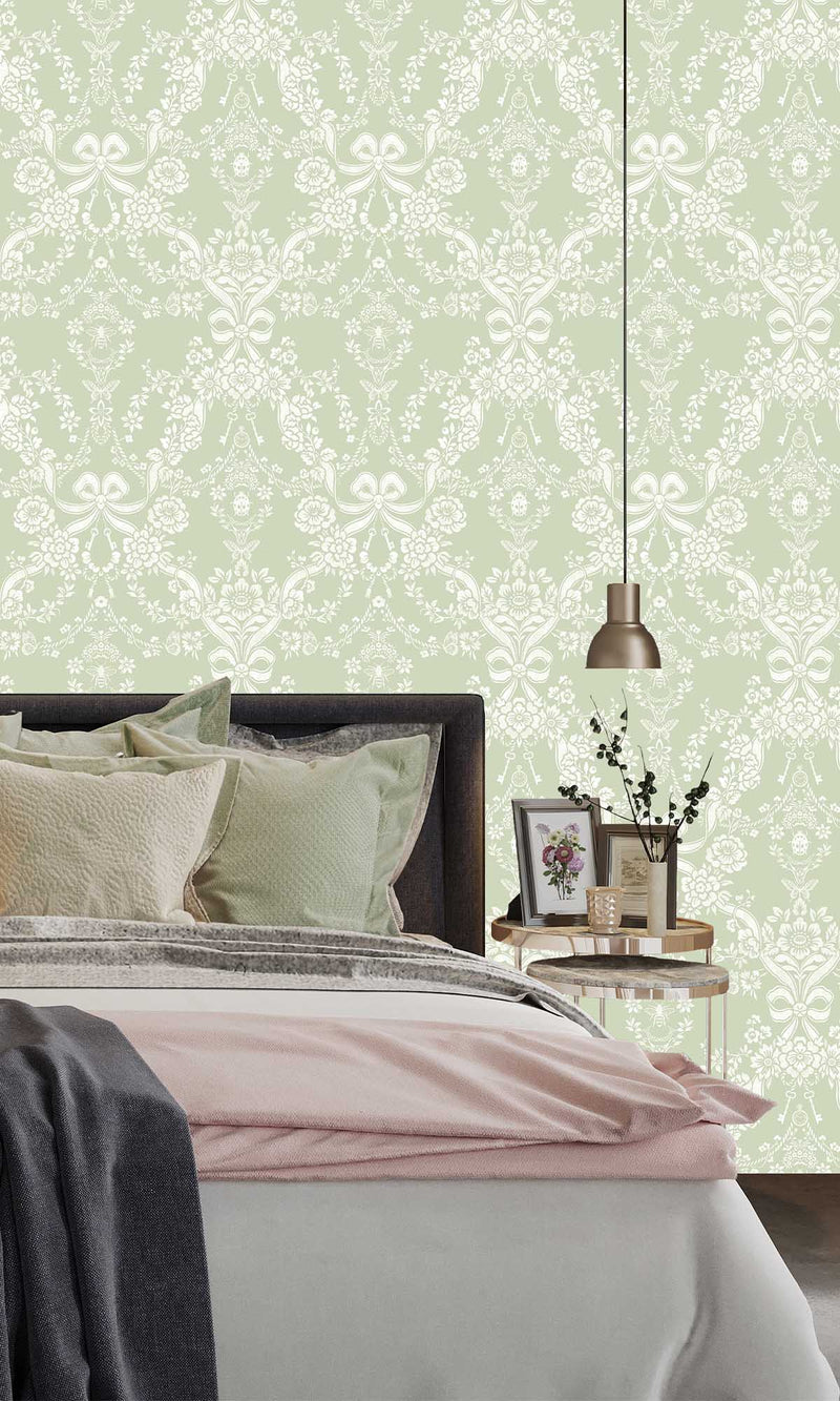 Imaginarium 3 Bow Damask Sage 14170