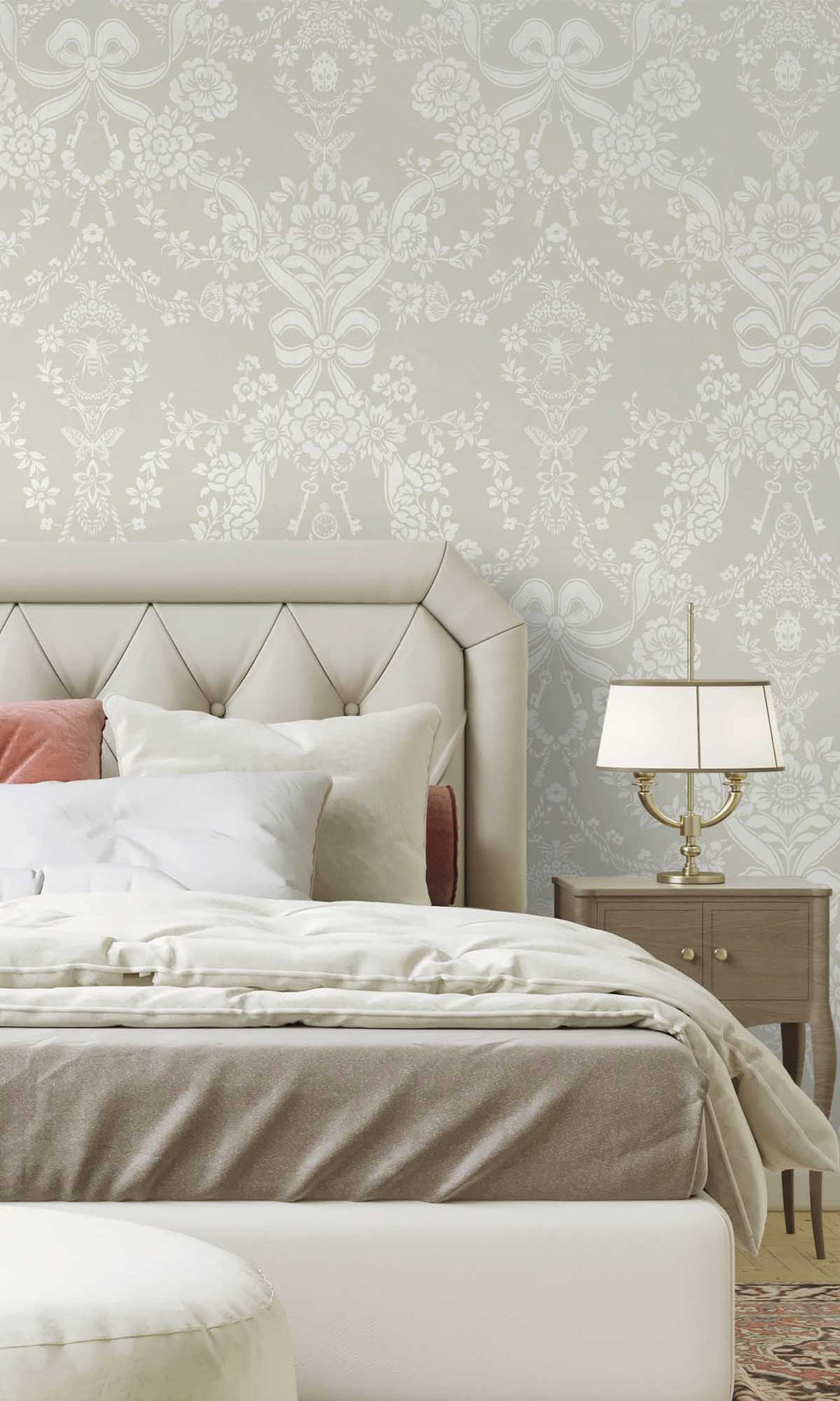 Imaginarium 3 Bow Damask Taupe 14171