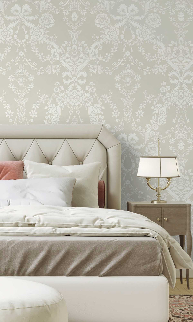 Imaginarium 3 Bow Damask Taupe 14171