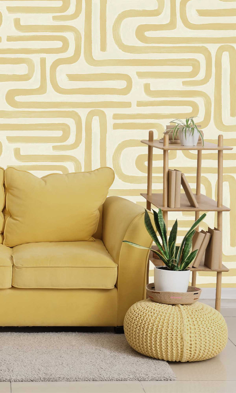 Imaginarium 3 Brushed Geo Ochre 14231