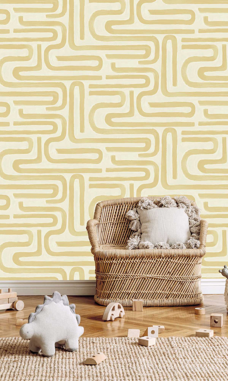 Imaginarium 3 Brushed Geo Ochre 14231