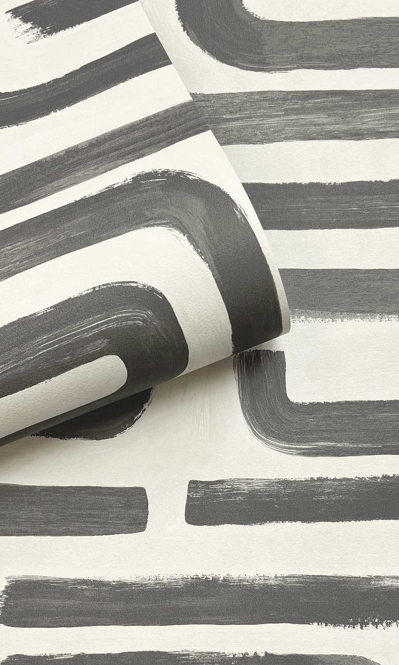 Imaginarium 3 Brushed Geo Charcoal Cream 14233