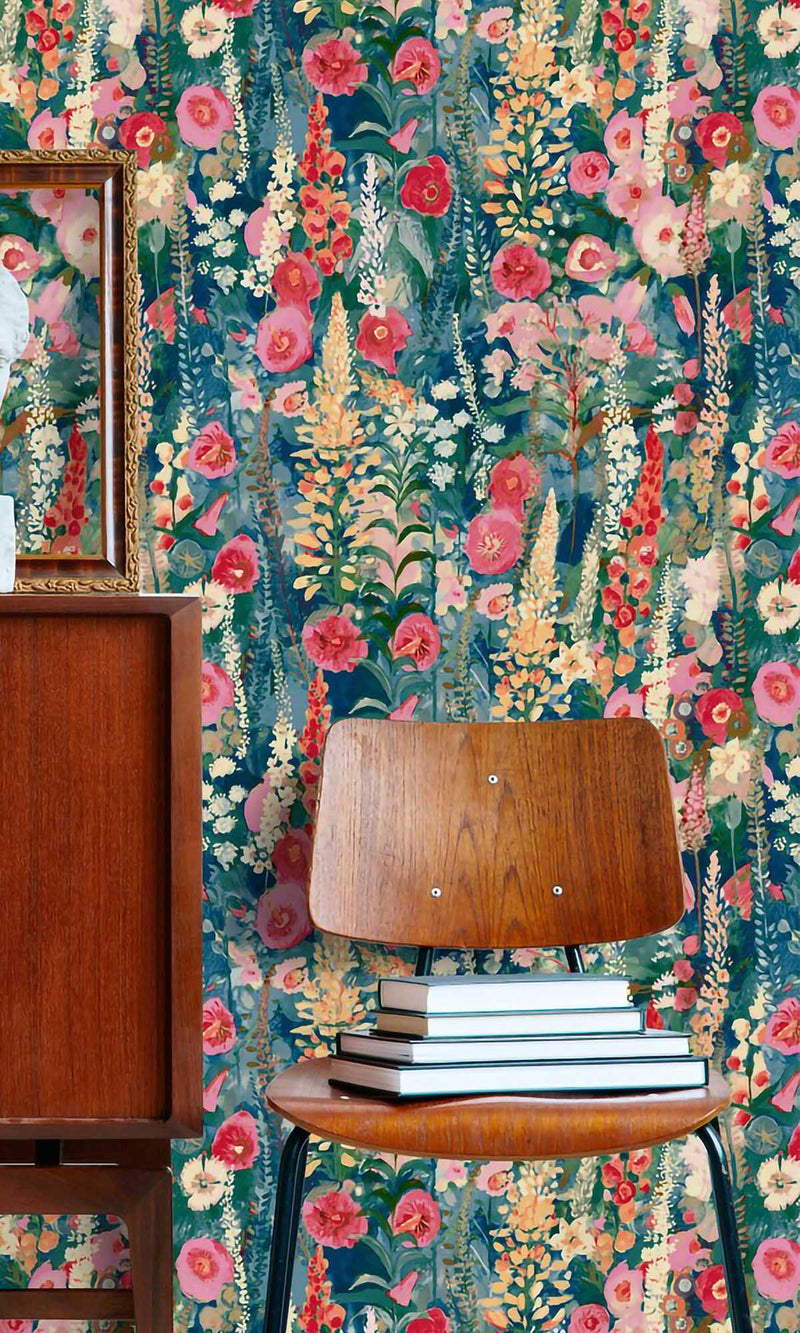 Inia Delphinium Forest Multicolor - Blue A74602