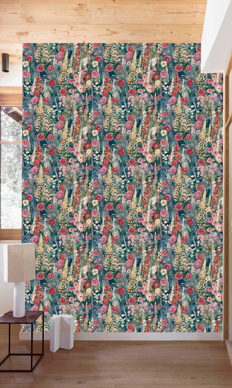 Inia Delphinium Forest Multicolor - Blue A74602