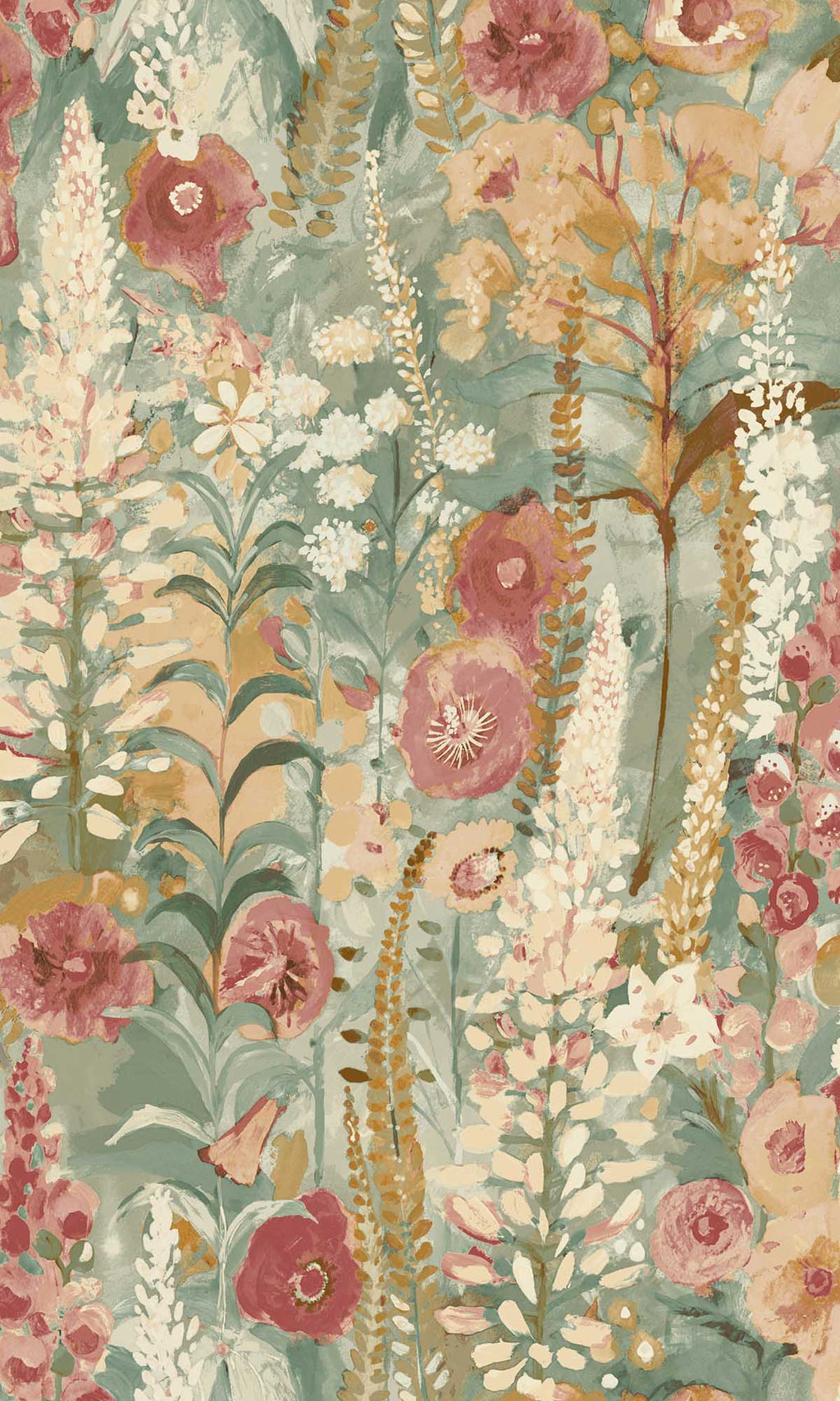 Inia Delphinium Forest Multicolor - Burgundy A74603