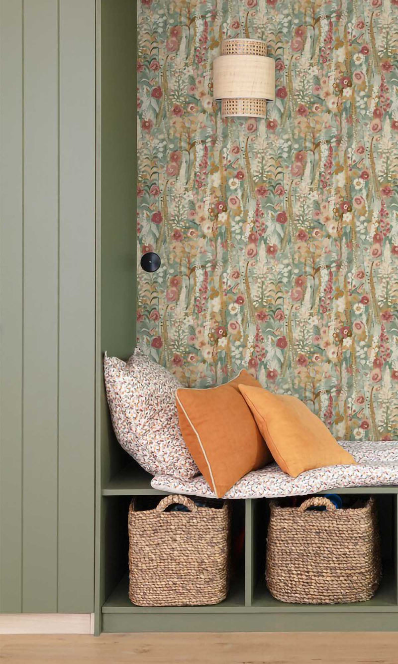 Inia Delphinium Forest Multicolor - Burgundy A74603