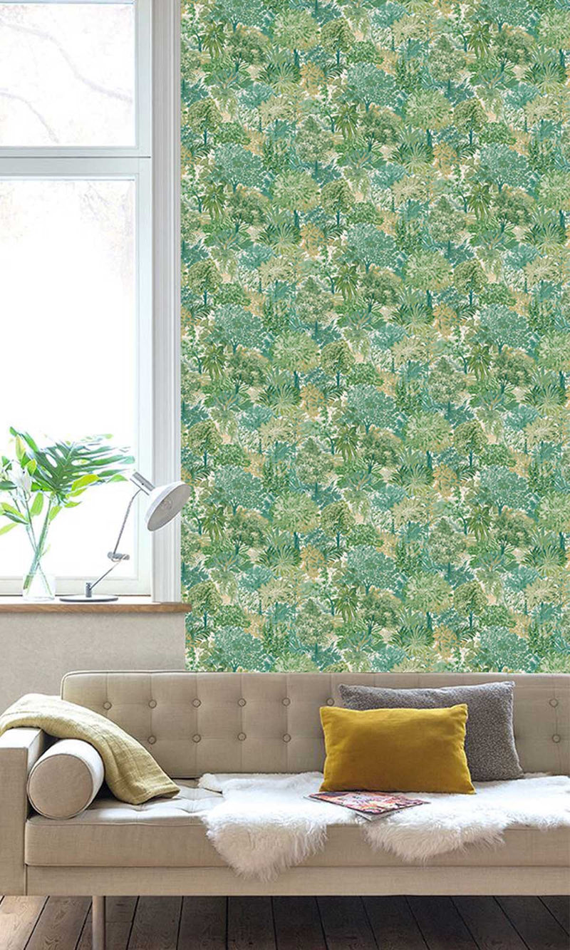 Inia Blossom Tree Multicoloured - Green A78602