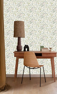 Inia Leafy Trail Multicoloured - Green A78801