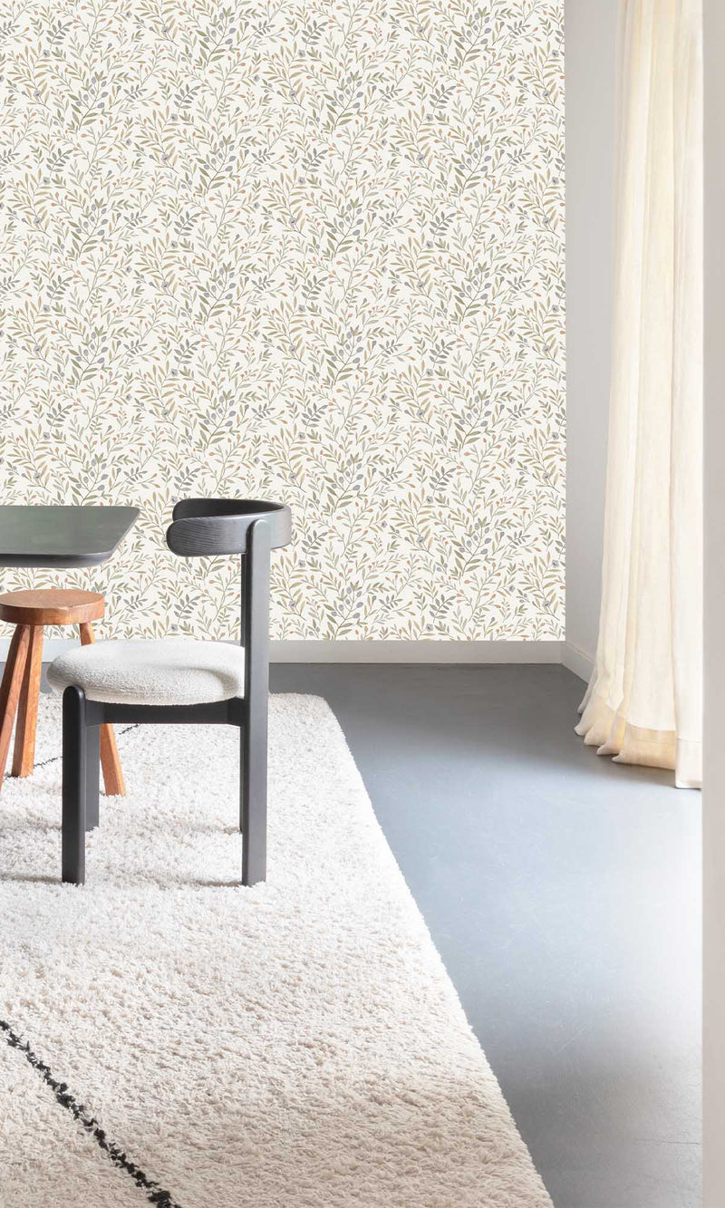 Inia Leafy Trail Multicoloured - Beige A78802