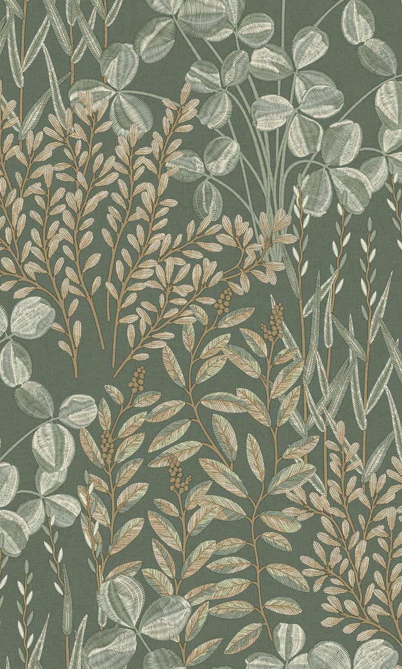 Inia Leaf Bracken Green A78901