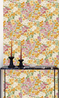 Inia Ditsy Flowers Multicolor - Gold A80501