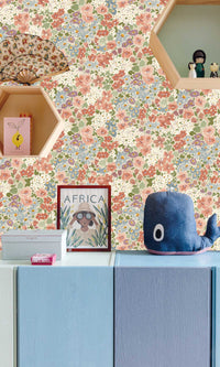 Inia Ditsy Flowers Multicolor - Maroon A80502