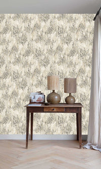 Inia Abstract Grasses Newsprint Grey A82801