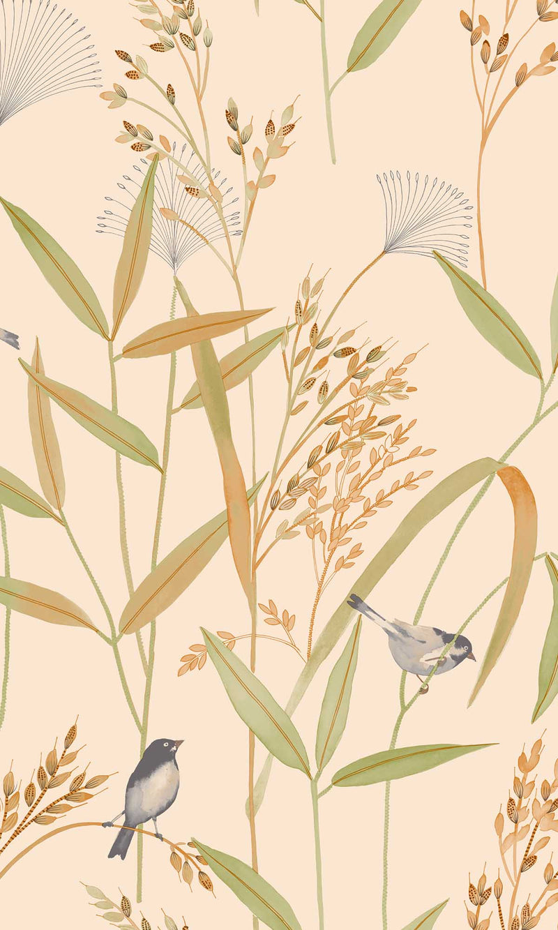 Inia Azuria Beige - Green A83501