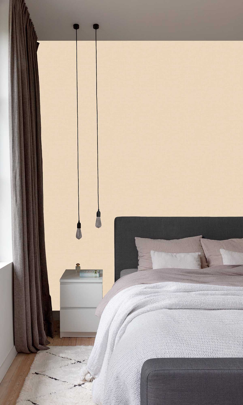 Little Dreamers Linnen Plain Swiss Coffee LD1018