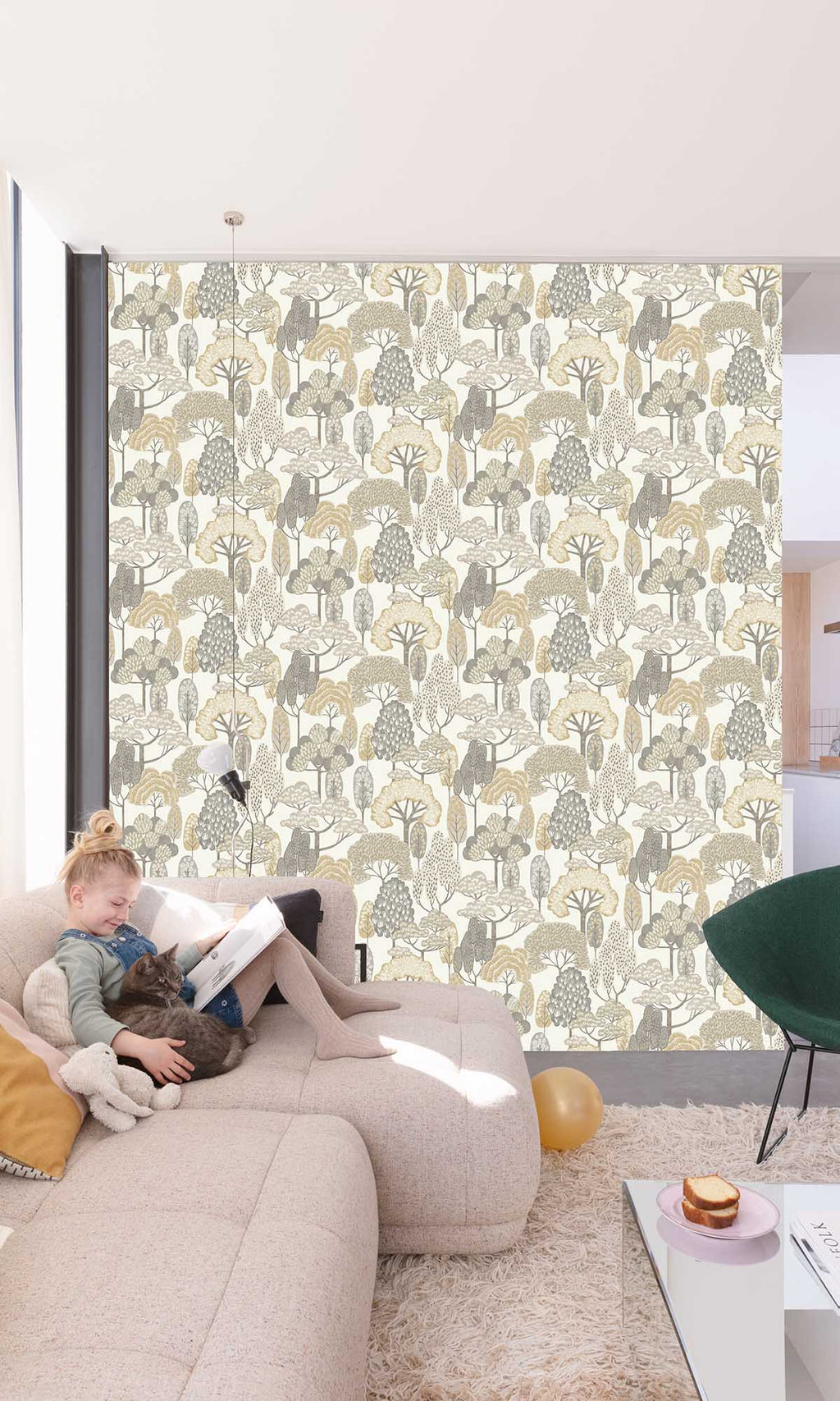 Little Dreamers Happy Trees Soybean Beige LD2103