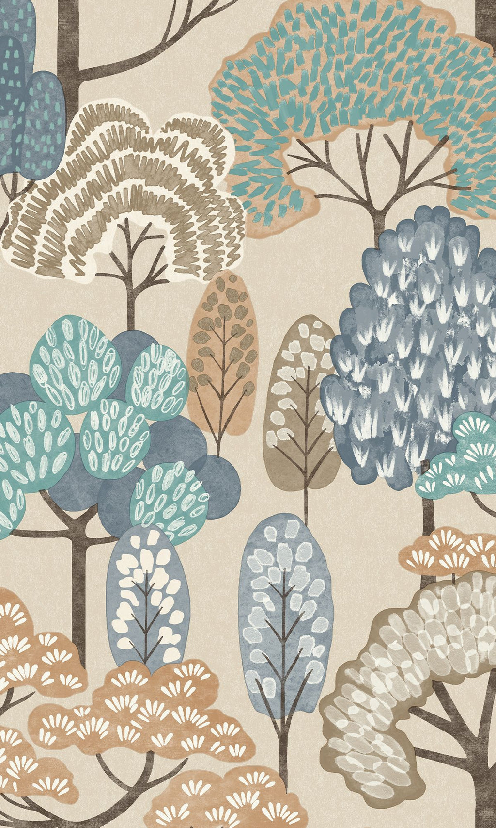 Little Dreamers Happy Trees Scatman Blue LD2115