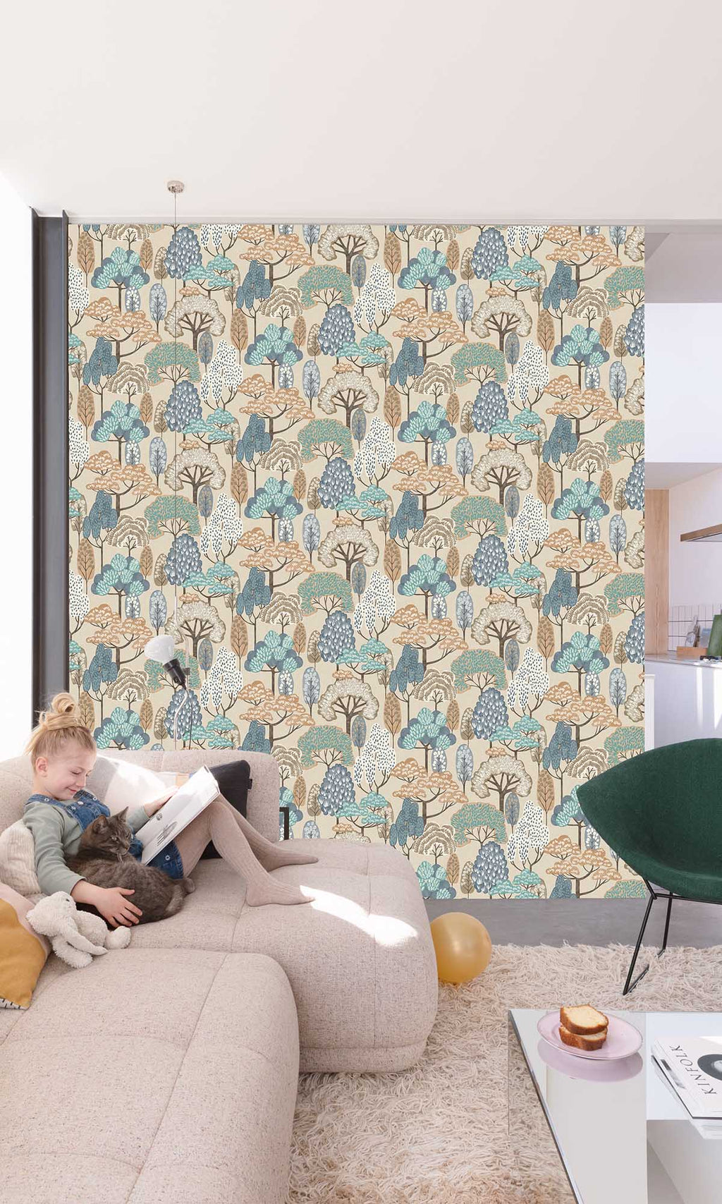 Little Dreamers Happy Trees Scatman Blue LD2115