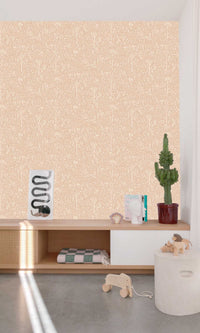 Little Dreamers Woodland Animals Retro Peach LD3418