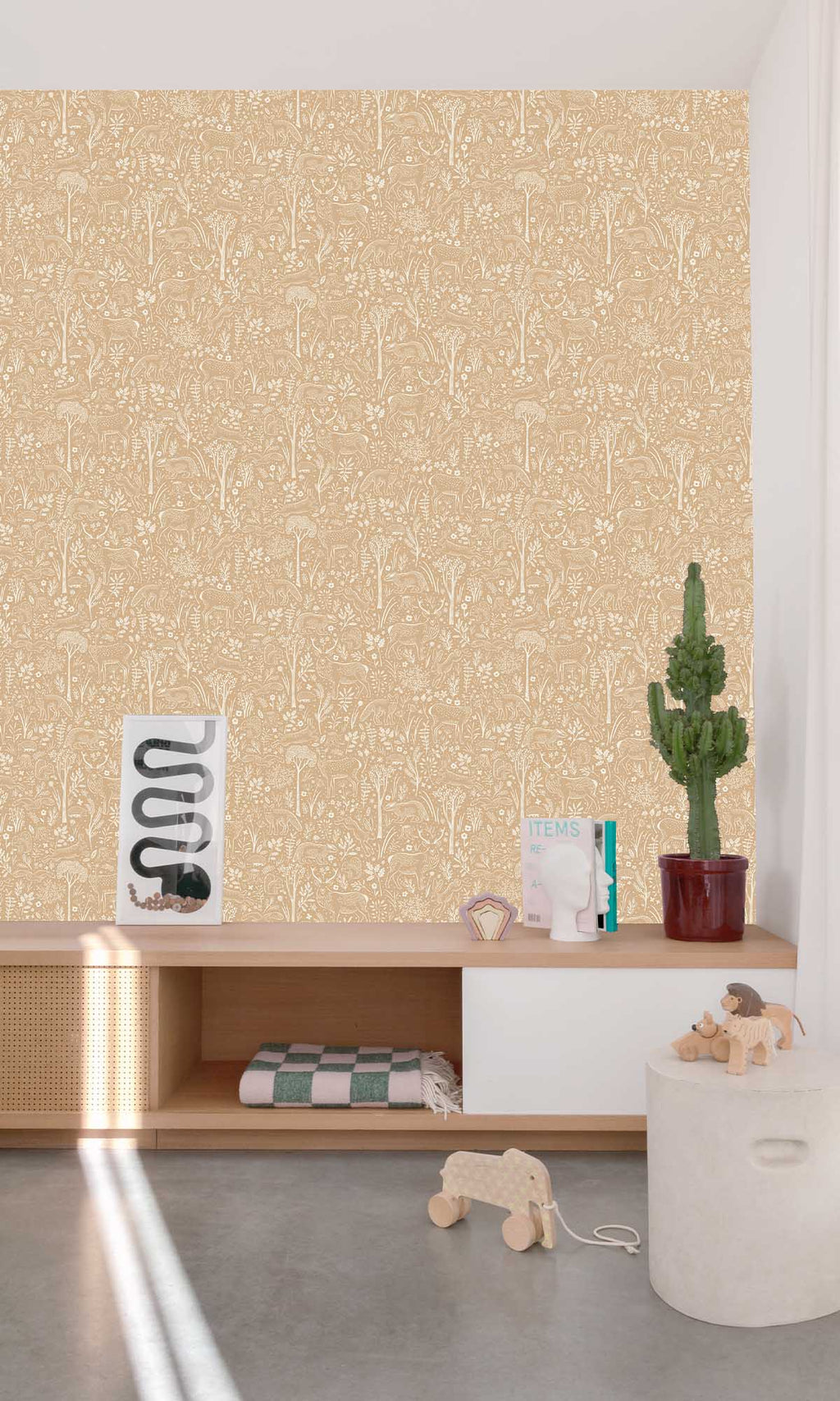 Little Dreamers Woodland Animals Somber Brown LD3421