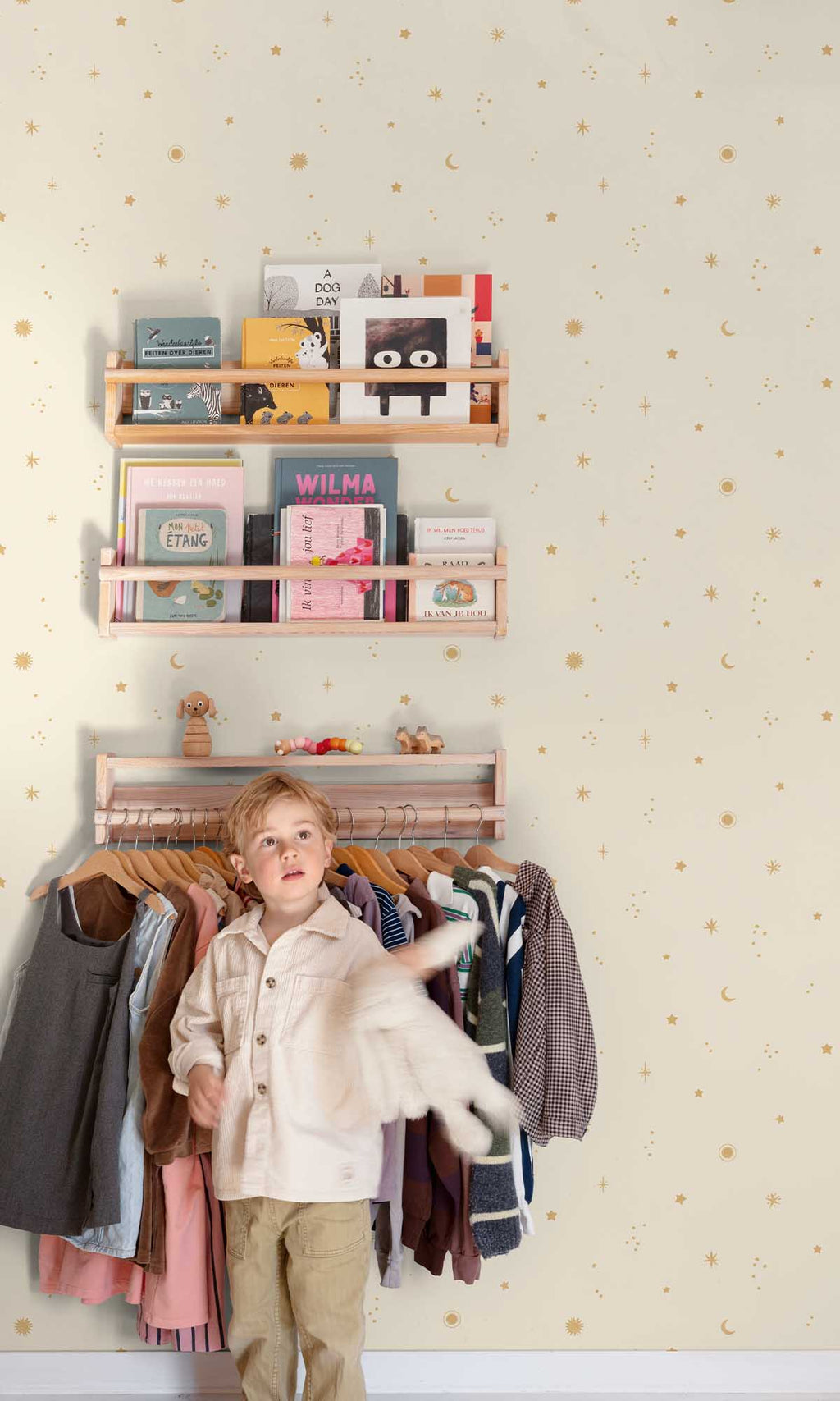 Little Dreamers Dudley Analog Painter's White LD3619