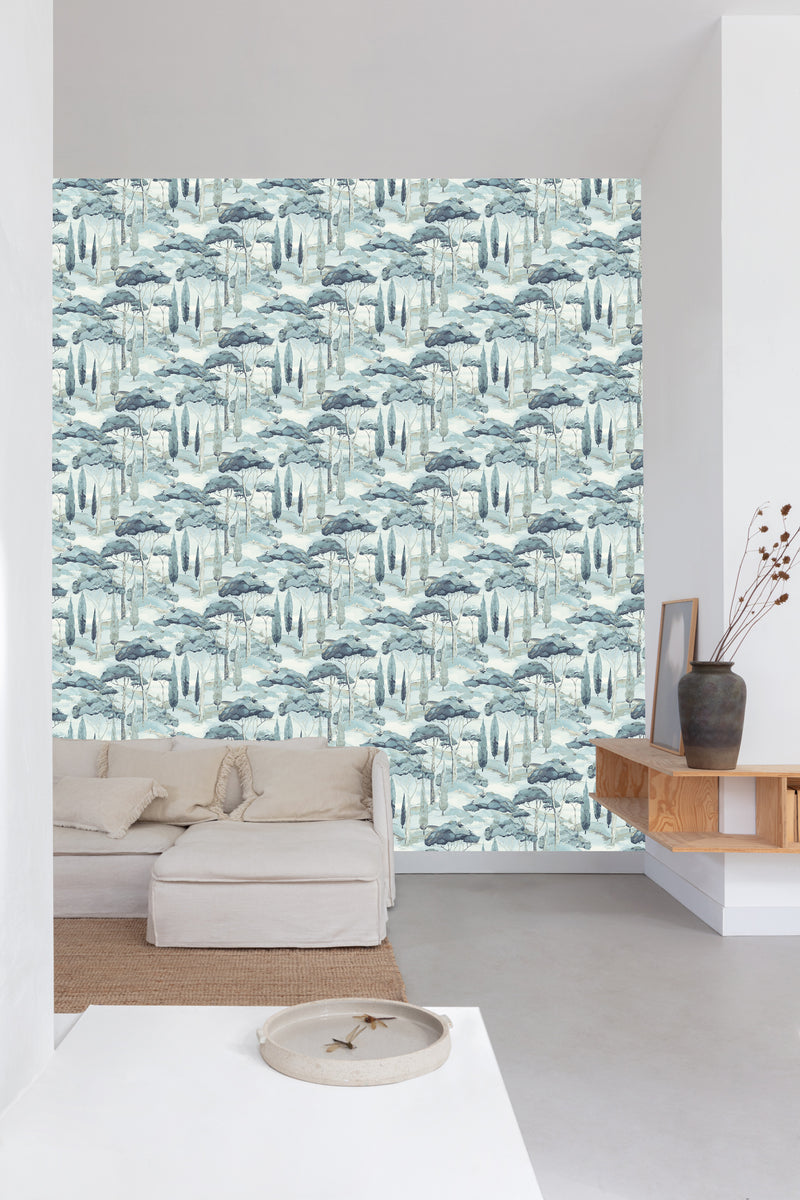 Arcadia Blue Canopy View Motifs A69203