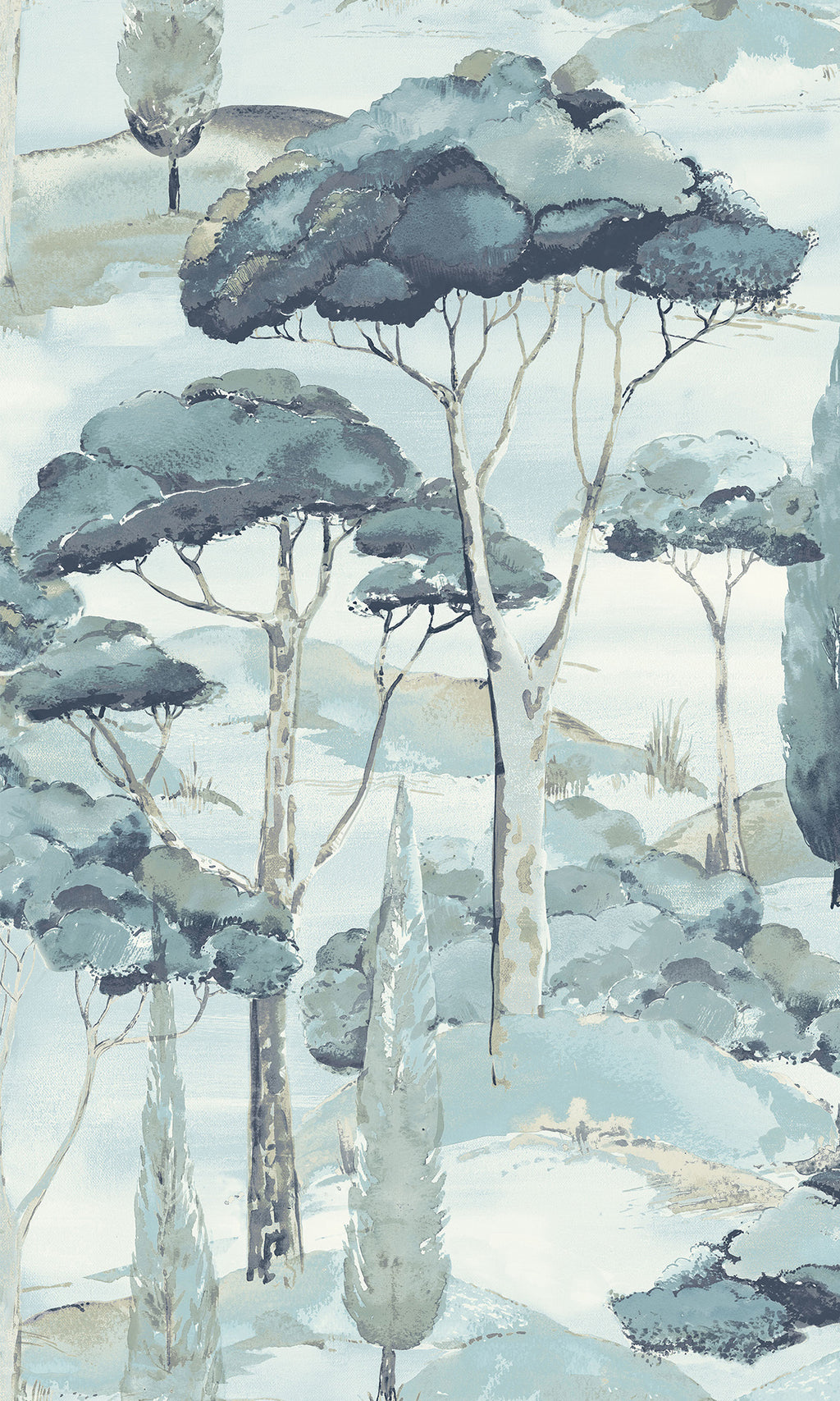 Arcadia Blue Canopy View Motifs A69203
