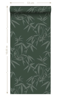 Origin City Chic Dark Green Bamboo Leaves 3477378