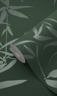 Origin City Chic Dark Green Bamboo Leaves 3477378