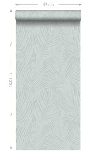 Origin Paradise Celadon Green Plam Leaves 347742