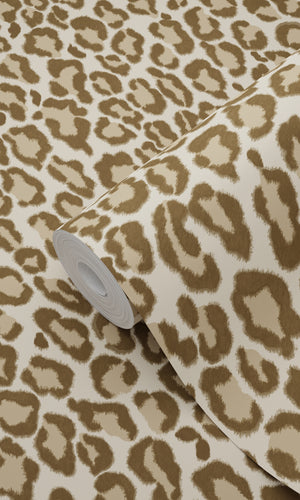 Origin Paradise Brown Beige Leopard Skin 139152